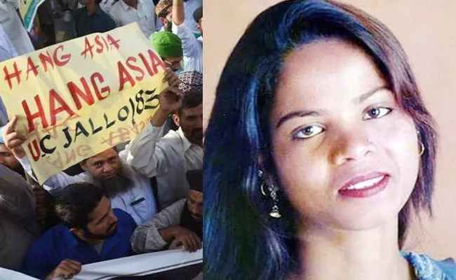 Reports On Asia Bibi Reveals She Left Pakistan Who Cleared Of Blasphemy - Sakshi