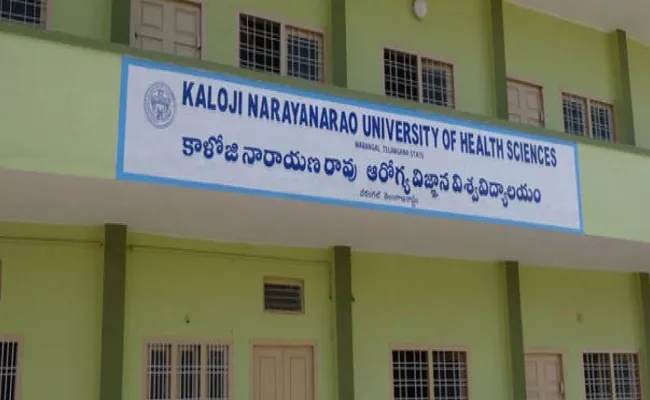 Kaloji Health University Invites Applications For PG Medical - Sakshi