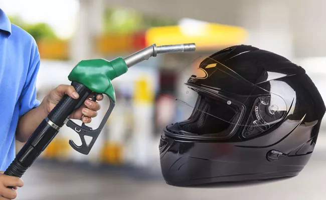 No helmet You wont get Fuel at Noida Pumps from June 1 - Sakshi