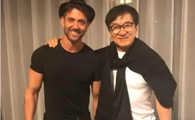 Hrithik Roshan Meets Jackie Chan In China - Sakshi