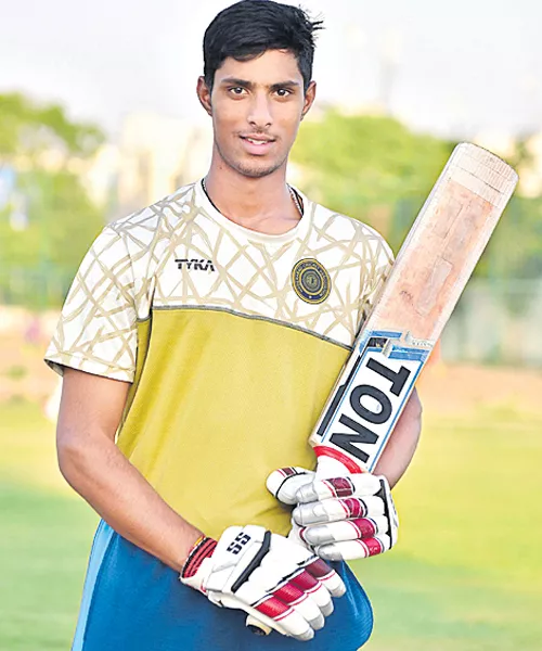 Hyderabad Cricketer Tilak Varma Selected in Indian Under 19 Team - Sakshi