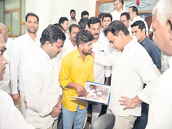 KTR Says Congratulations to Tirupati Reddy - Sakshi