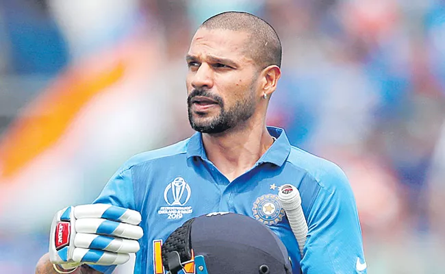 Shikhar Dhawan thumb fractured and could be out of World Cup - Sakshi