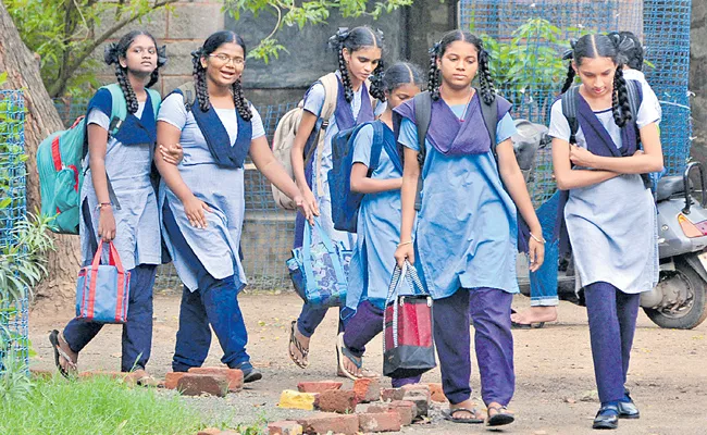 Schools In Telangana Reopen Today After Summer Vacation - Sakshi