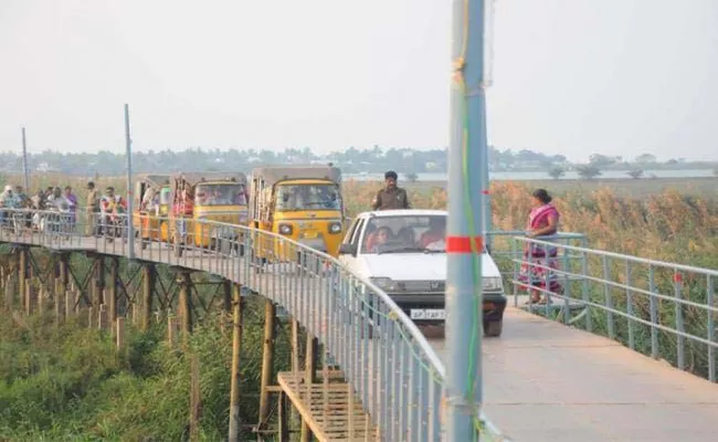 kolletikota Temple Illegal Toll Gate Krishna District - Sakshi