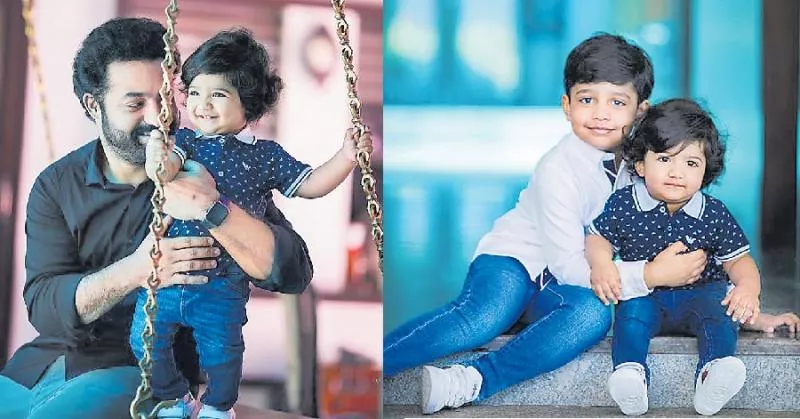 JR NTR Celebrates His Son Bhargav Ram's First Birthday - Sakshi