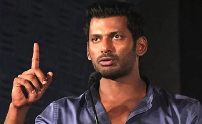 Vishal Respond To Varalakshmi And Radhika Sarathkumar Comments - Sakshi