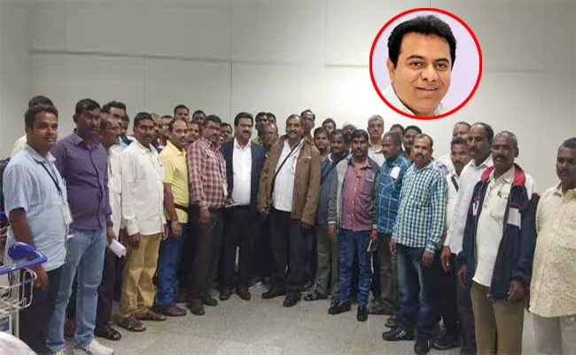 Telangana Labour Reacher To Hyderabad From Saudi - Sakshi