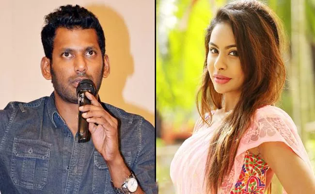 Sri Reddy Comments on Hero Vishal - Sakshi