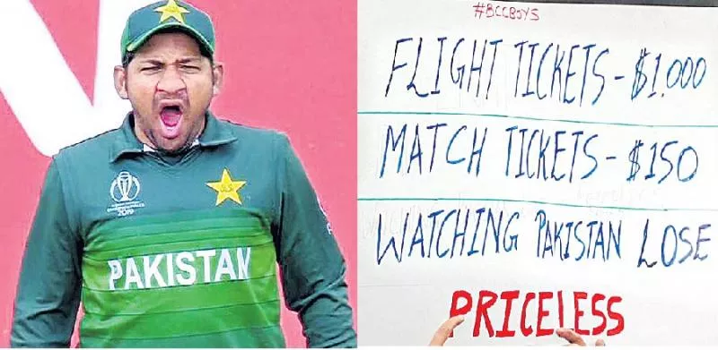 Pak captain Sarfraz Ahmed trolled for yawning during India-Pakistan match - Sakshi