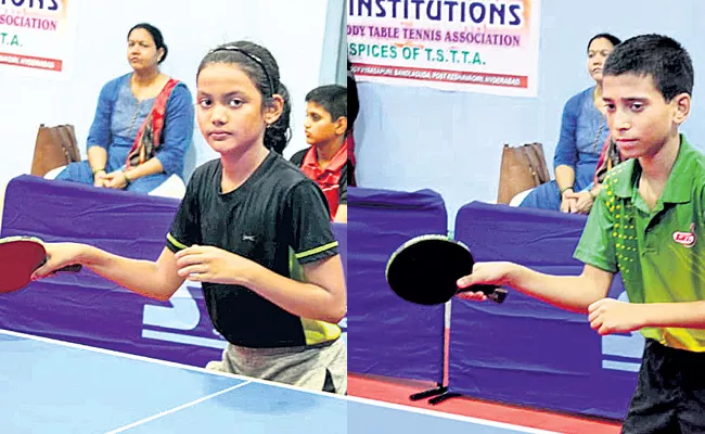 Jatin, Pragyansha reign supreme in Cadet category - Sakshi