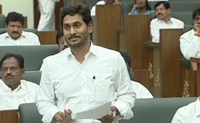 CM YS Jagan Fires On Chandrababu Naidu In AP Assembly - Sakshi