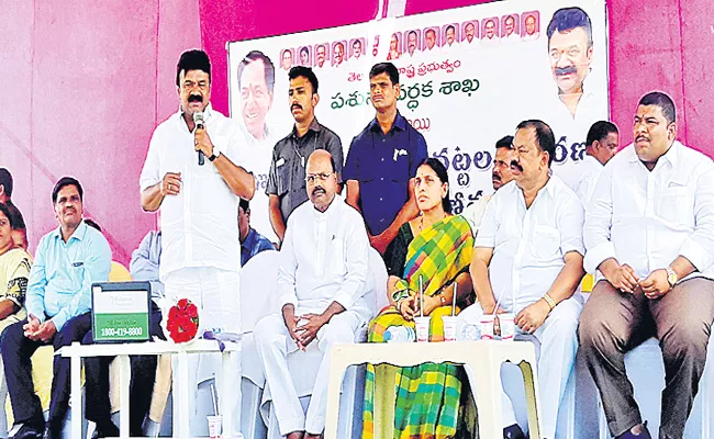 Talasani Srinivas Yadav Visit In Rangareddy - Sakshi