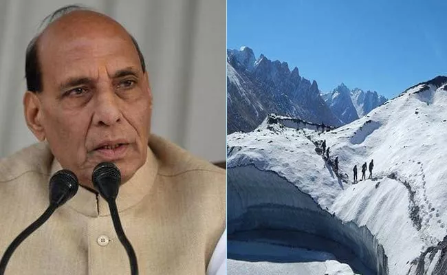 Rajnath Singh to Visit Siachen Glacier - Sakshi