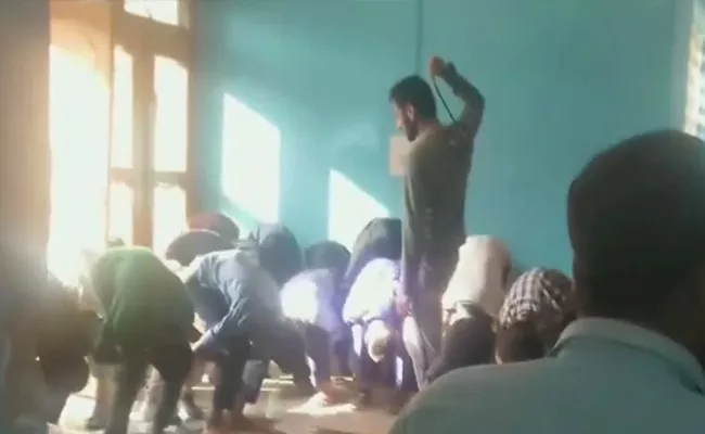 Jammu Hostel Students Thrashed By  School Teacher - Sakshi