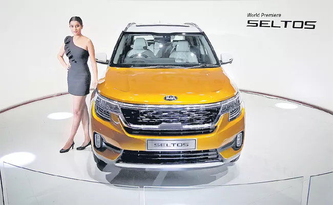 Kia Motors Launch seltos SUV New Car - Sakshi