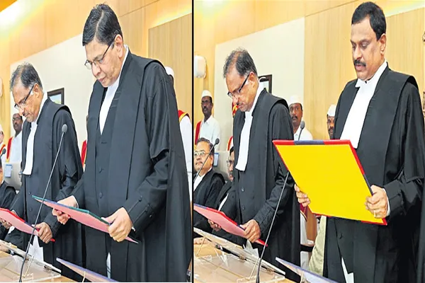 Oath of Two State High Court Judges - Sakshi