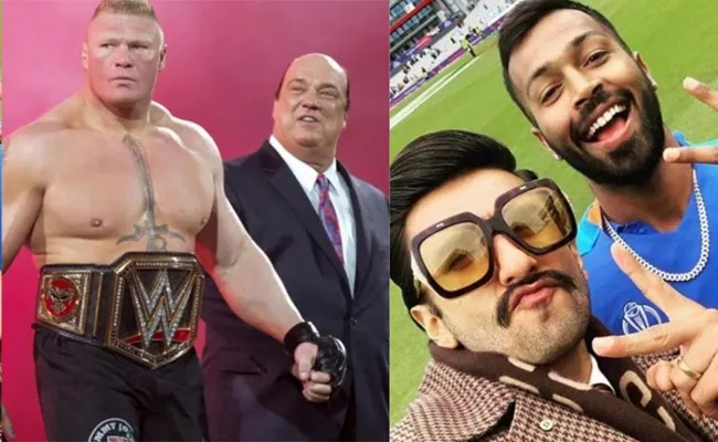 Ranveer Singh Gets Legal Notice From WWE  Brock Lesnar - Sakshi