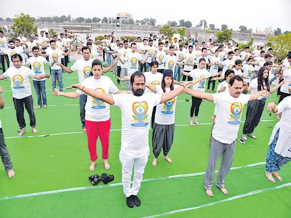 Yoga is the wealth of our country says Srinivasgoud - Sakshi