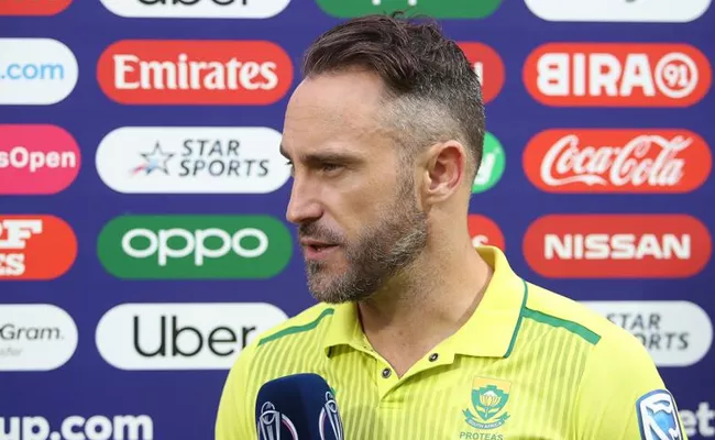 Faf du Plessis Blames IPL as South Africa Exit World Cup - Sakshi