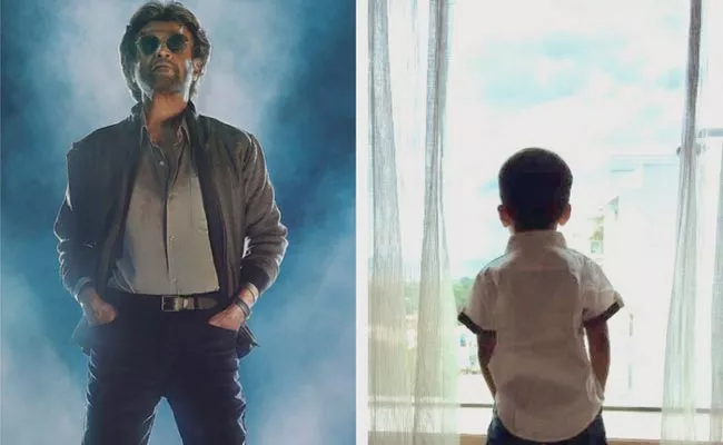 Soundarya Rajinikanth Shares Adorable Pic Of Son Pose From Petta - Sakshi