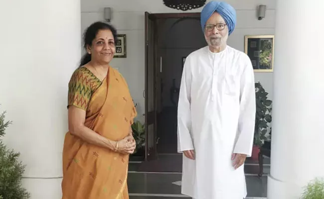 Nirmala Sitharaman Meets Manmohan Singh - Sakshi