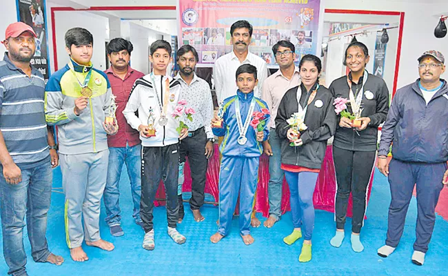 Creators Taekwondo Club Got Five Medals - Sakshi