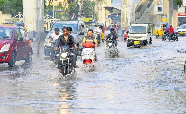 GHMC And HMRL War On Rain Water - Sakshi