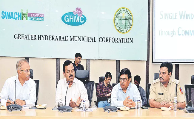 GHMC Commissioner Introduces Single Window For Building Permits  - Sakshi