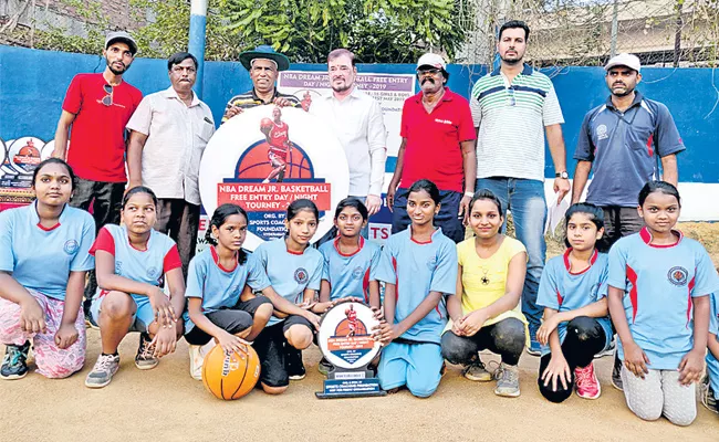 SCF Wins NBA Dream Junior Basketball Tourney Title - Sakshi