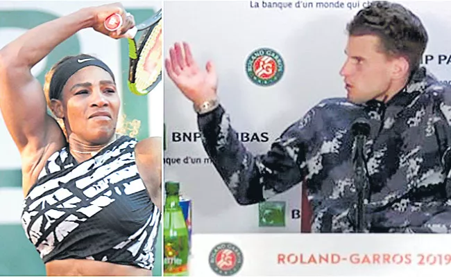 Angry Dominic Thiem leaves conference room because of Serena Williams - Sakshi