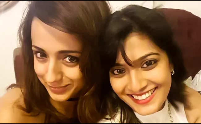 Varalaxmi Sarathkumar And Trisha has Travelled to Birmingham - Sakshi