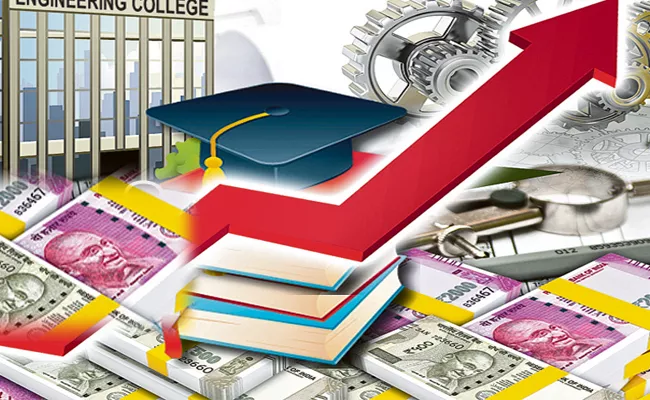 B Tech Fees Going To High In Telangana - Sakshi