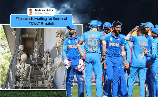 As India Gears Up for First Match Indian Fans Mock Delay - Sakshi