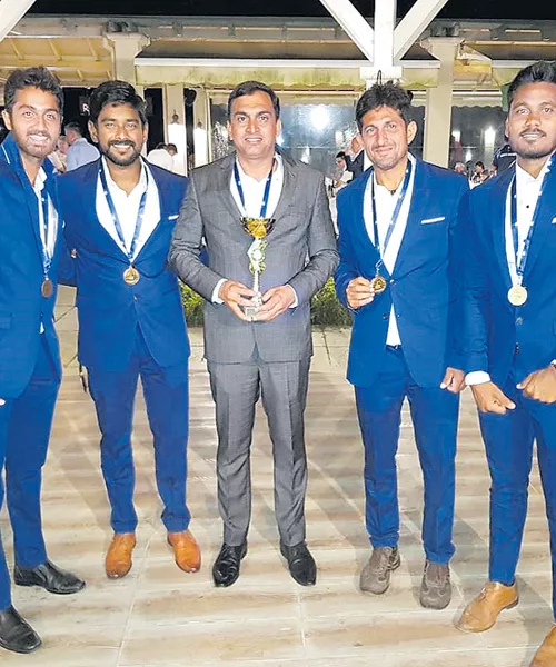 Indian Railways Team Got World Railways Tennis Title - Sakshi