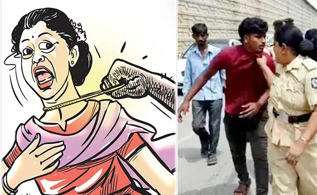 Women Home Guard Catches Chain Snatcher in Karnataka - Sakshi