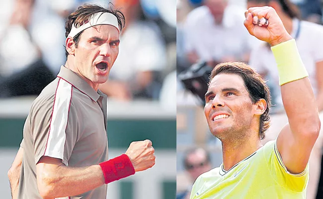 Roger Federer and Rafael Nadal win to set up special French Open semi final  - Sakshi