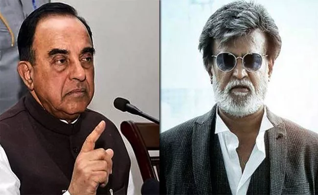 BJP Leader Subramanian Swamy Comments On Rajinikanth - Sakshi