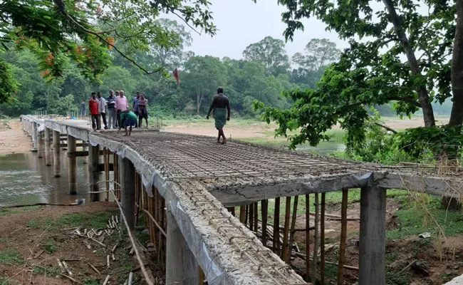 Odisha Man Constructs Bridge Across River With His Pension Money - Sakshi