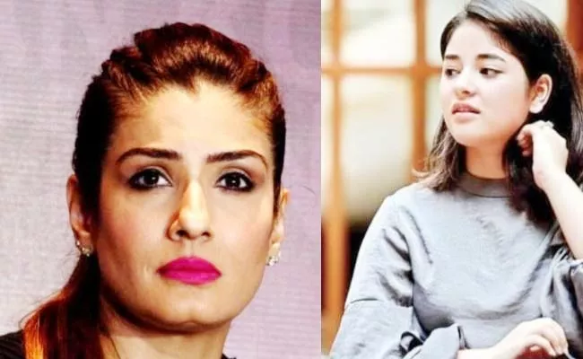 Raveena Tandon Slams Zaira Wasim Over Her Comments Quit Industry - Sakshi