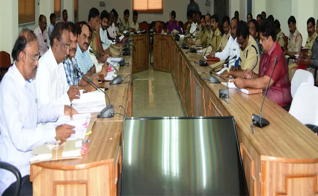 Collector Cancelled Meeting on Road Safety Due to Officers Absent - Sakshi