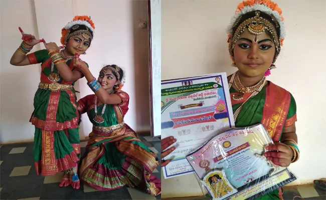 3Years Old Asinichandar Is Doing Good Performance At Kuchipudi In Visakhapatnam - Sakshi