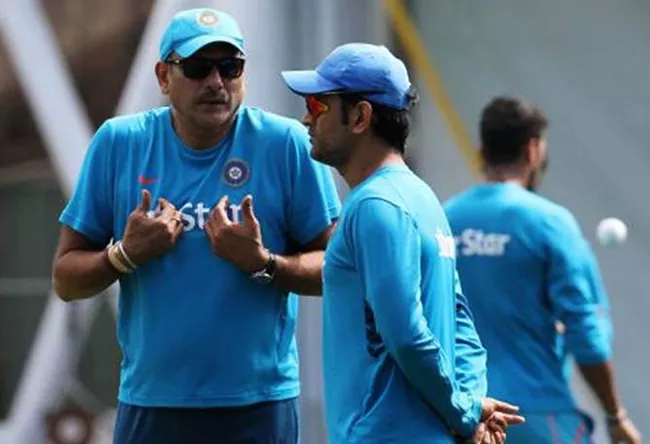 Ravi Shastri Defends Decision To Send MS Dhoni At Number 7 - Sakshi