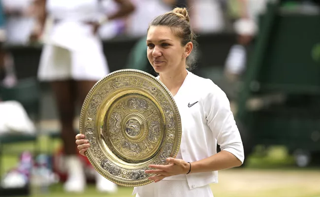 Halep Beats Serena for 1st Grand Slam Title on Grass - Sakshi