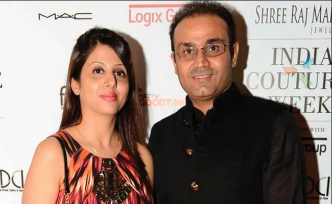 Virender Sehwag wife Aarti Files A Complaint Against Her Business Partners - Sakshi