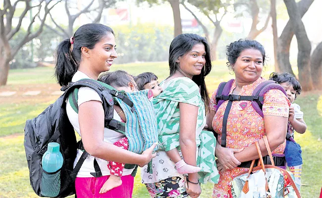 Baby Wearing Education in Hyderabad - Sakshi