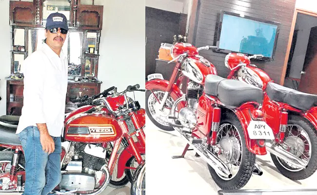 Sujath Alikhan Jawa Bike Collection - Sakshi