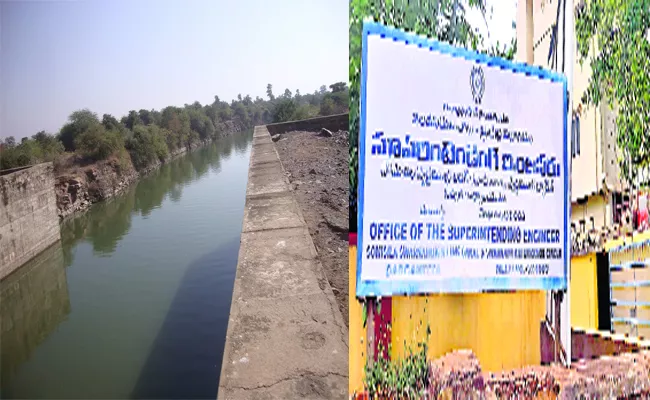 Irregularities In Telugu Ganga Project In Nellor  - Sakshi