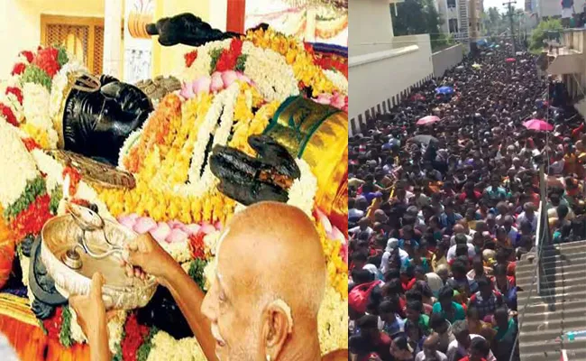 President  Ram Nath Kovind visits Athi Varadar Swamy - Sakshi