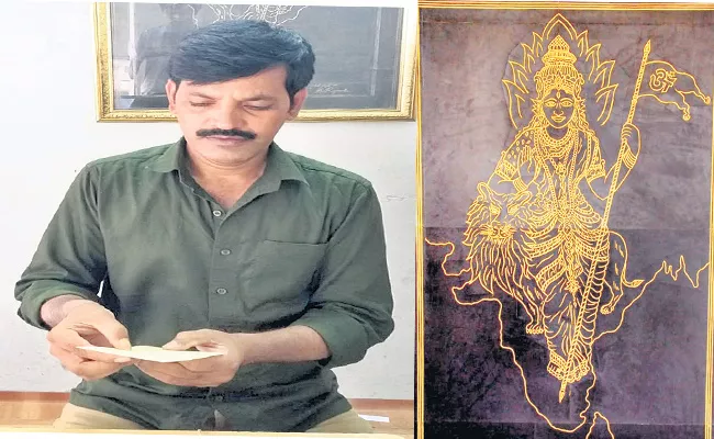 Baswaraj Rajamouli is Specialist In Fairy-Tale paintings In Siddipet - Sakshi